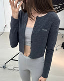 Crop Button Cardigan