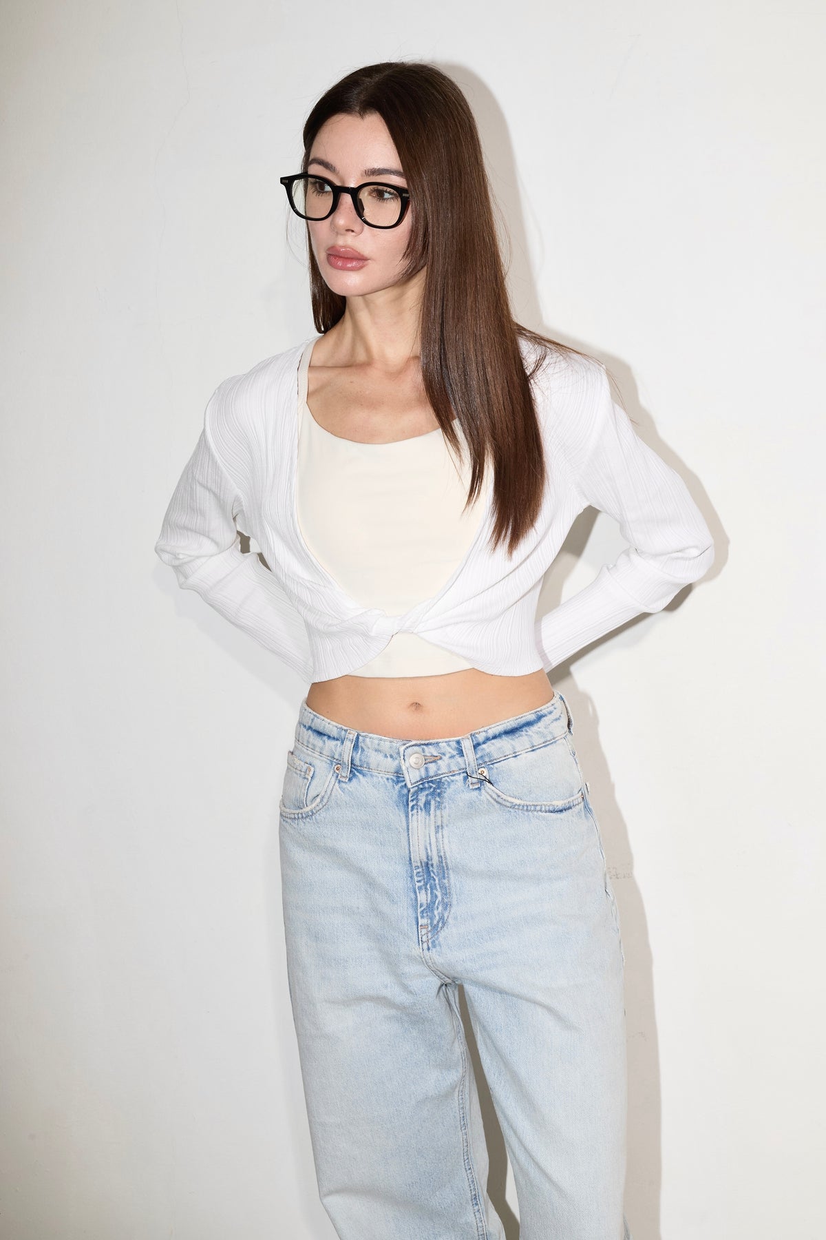Classic Rib Knit Cardigan