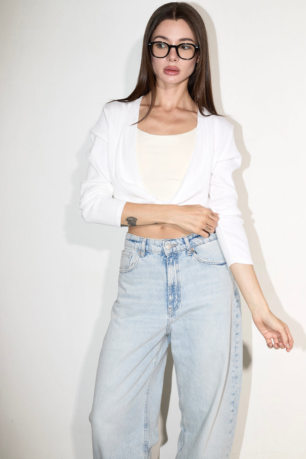 Classic Rib Knit Cardigan