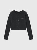 CROP BUTTON CARDIGAN